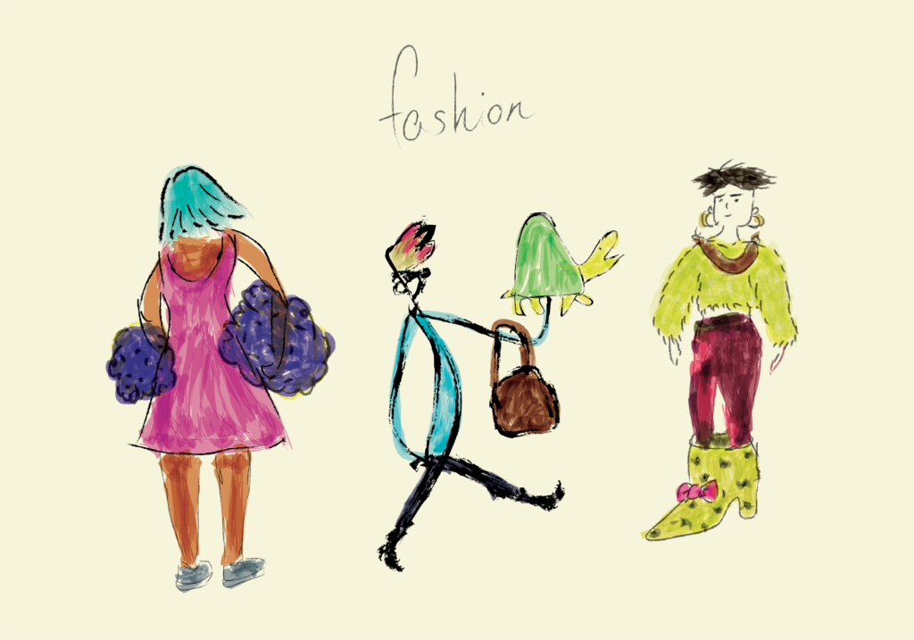 fashion clothes illustration doodle